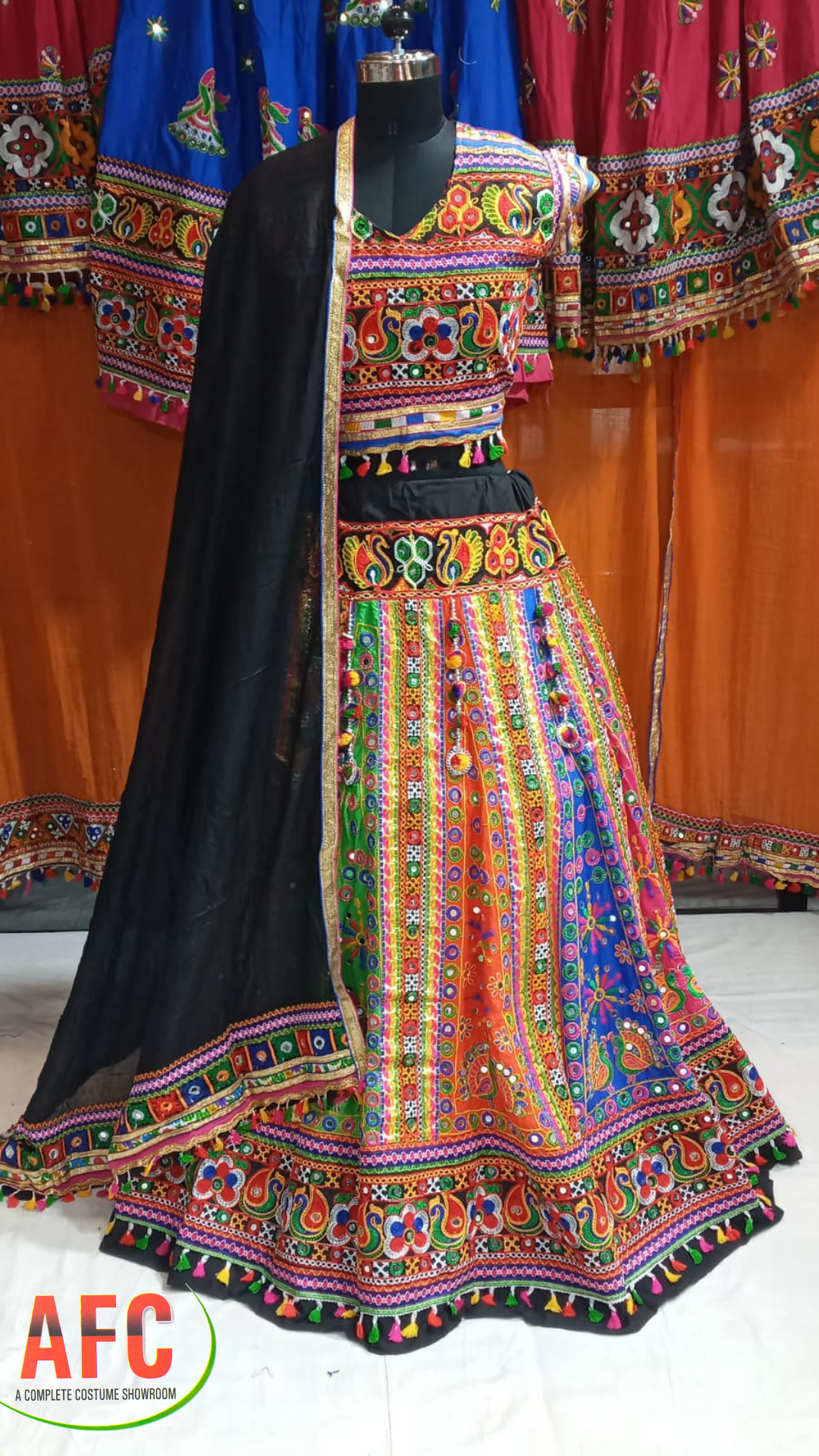 Navratri Special: 7 Gujarati Mirror work Dresses To Nail Dandiya/Garba This  Festival Season - Boldsky.com