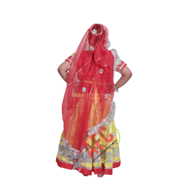 Rajasthani Lehenga (Red and Yellow)