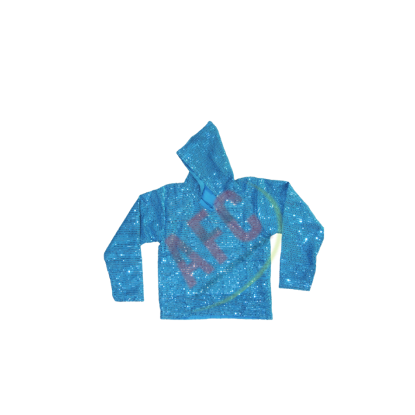 Sky Blue Hoodie Top