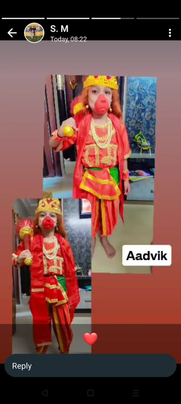 Hanuman ji Fancy Dress