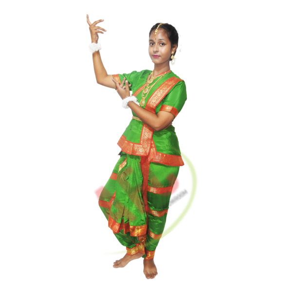 Bharatanatyam Green Fancy Dress