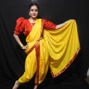 Bharatanatyam Fancy Dress (Yellow)