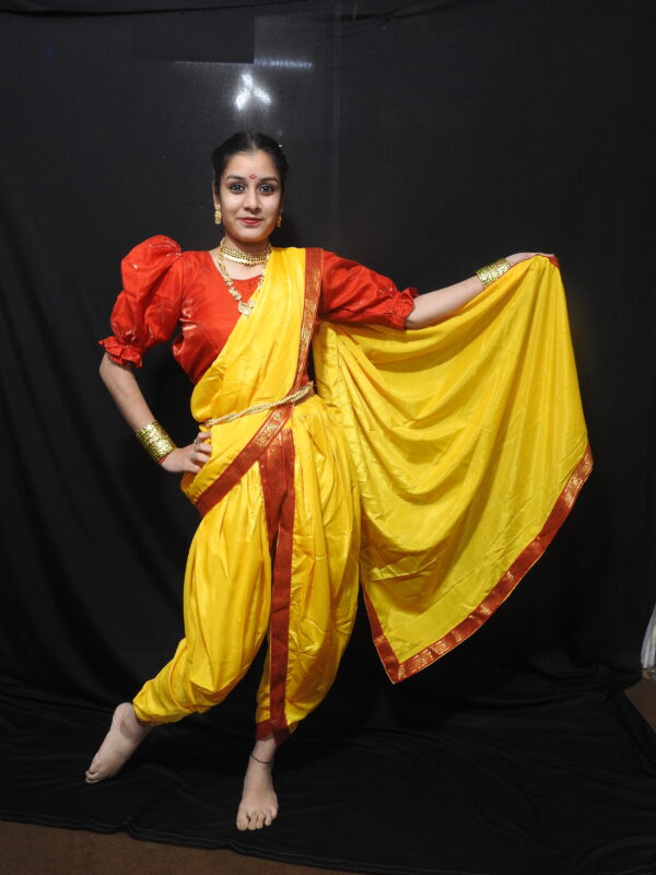 Bharatanatyam Fancy Dress (Yellow)