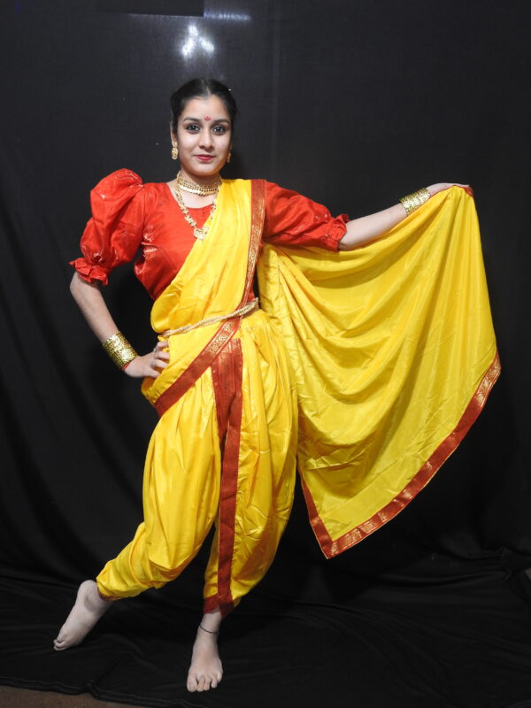 Bharatanatyam Fancy Dress (Yellow)