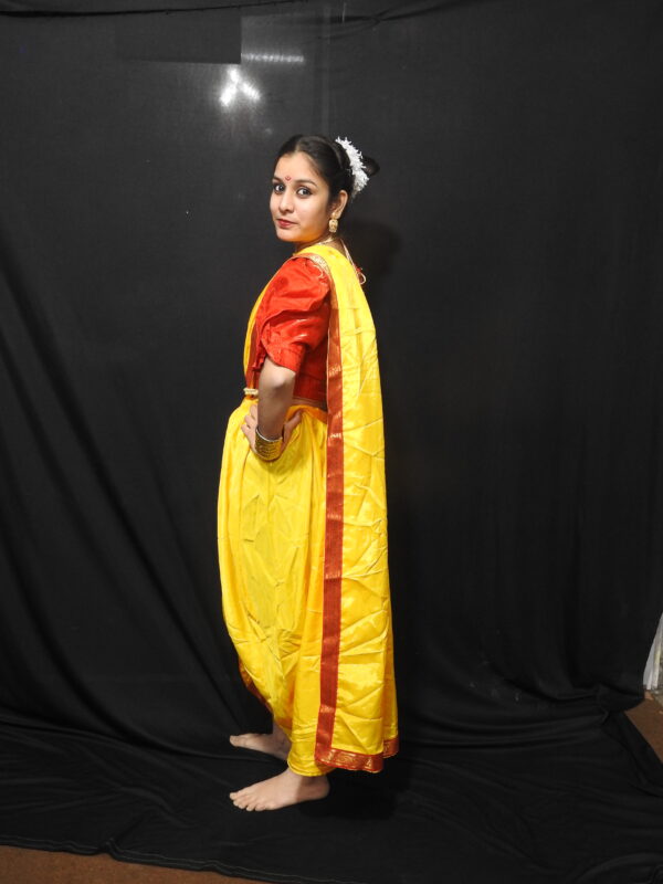 Bharatanatyam Fancy Dress (Yellow)