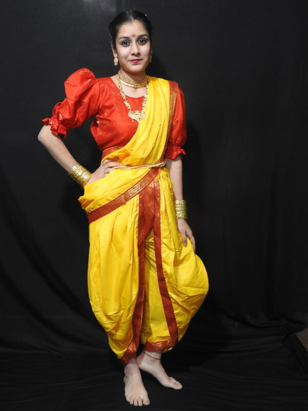 Bharatanatyam Fancy Dress (Yellow)