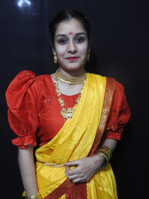 Bharatanatyam Fancy Dress (Yellow)